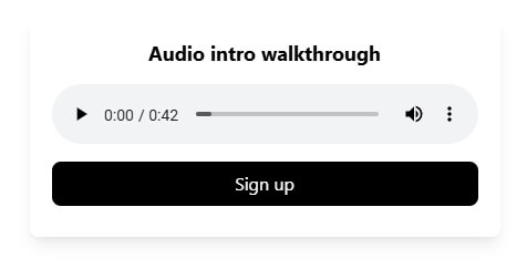 Example audio